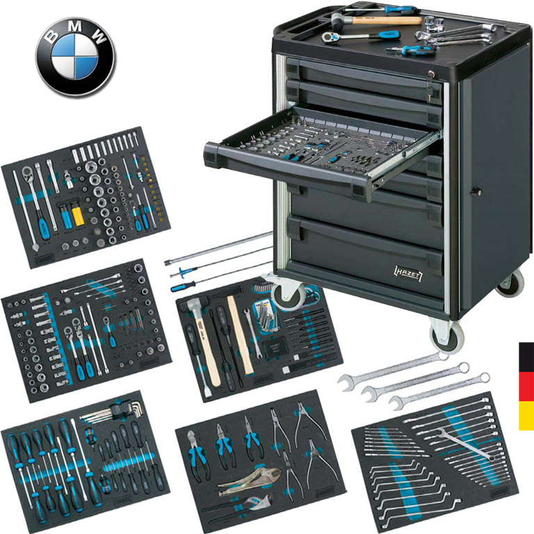  Дилерський набір інструментів BMW 264 предметів у візку Hazet Німеччина