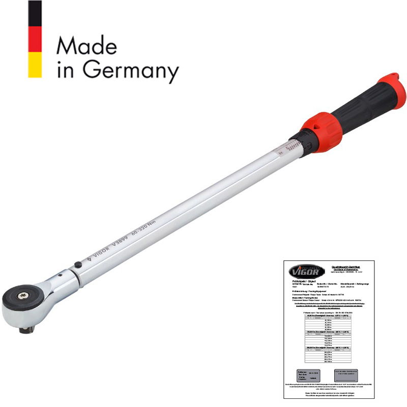 Моментный динамометрический ключ 1/2" 60-320 Nm V3899 Vigor Германия