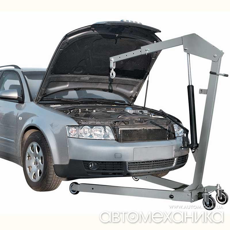 фотографія Складаний гаражний кран 500 кг OMA 589 Werther-Італія з циліндром подвійної дії Складной кран очень удобен для СТО